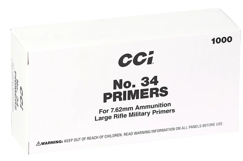CCI 2 Mil-Spec No. 34 7.62mm Rifle 1000/Box