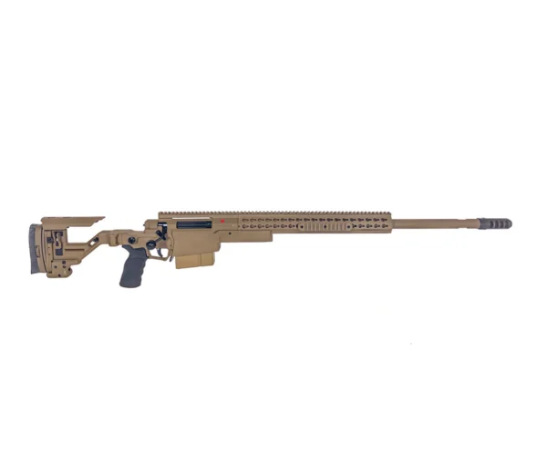 Accuracy International AXSR Folding Rifle .338 Norma Mag Dark Earth 27" 3/4"-24 w/Brake