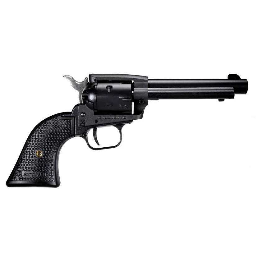 Heritage Rough Rider Steel Frame Handgun .22 LR/.22 WMR 6rd Capacity 4.75″ Barrel Black Satin Finish Polymer Grips